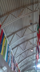 Flags in Building 1